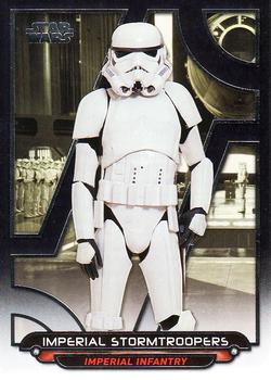 2017 Topps Star Wars: Galactic Files Reborn #ANH-3 Imperial Stormtroopers Front