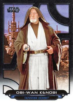 2017 Topps Star Wars: Galactic Files Reborn #ANH-13 Obi-Wan Kenobi Front