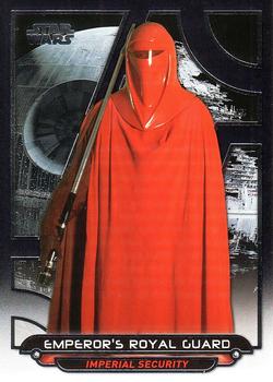 2017 Topps Star Wars: Galactic Files Reborn #ROTJ-18 Emperor's Royal Guard Front