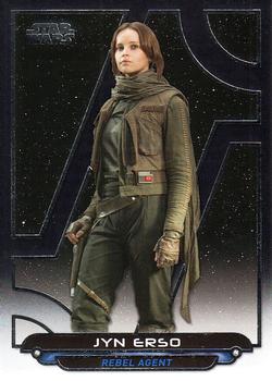 2017 Topps Star Wars: Galactic Files Reborn #RO-1 Jyn Erso Front