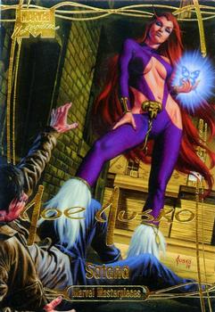 2016 Upper Deck Marvel Masterpieces - Gold Foil Signature Series #16 Satana Front