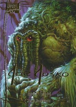 2016 Upper Deck Marvel Masterpieces - Gold Foil Signature Series #30 Man-Thing Front