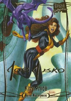 2016 Upper Deck Marvel Masterpieces - Gold Foil Signature Series #39 Kitty Pryde Front