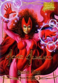 2016 Upper Deck Marvel Masterpieces - Gold Foil Signature Series #48 Scarlet Witch Front