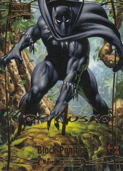 2016 Upper Deck Marvel Masterpieces - Gold Foil Signature Series #65 Black Panther Front