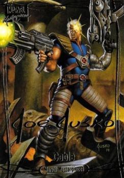 2016 Upper Deck Marvel Masterpieces - Gold Foil Signature Series #71 Cable Front