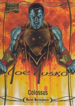 2016 Upper Deck Marvel Masterpieces - Gold Foil Signature Series #74 Colossus Front