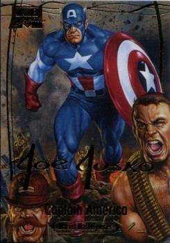 2016 Upper Deck Marvel Masterpieces - Gold Foil Signature Series #80 Captain America Front