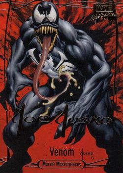 2016 Upper Deck Marvel Masterpieces - Gold Foil Signature Series #86 Venom Front
