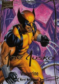2016 Upper Deck Marvel Masterpieces - Gold Foil Signature Series #89 Wolverine Front