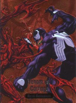 2016 Upper Deck Marvel Masterpieces - Battle Spectra #BS-5 Carnage / Venom Front