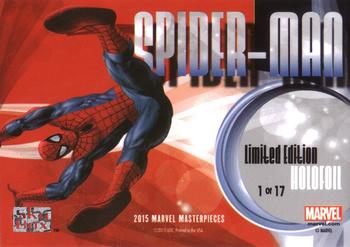 2016 Upper Deck Marvel Masterpieces - Holofoil #1 Spider-Man Back