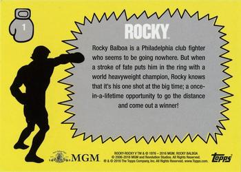 2016 Topps Rocky 40th Anniversary #1 