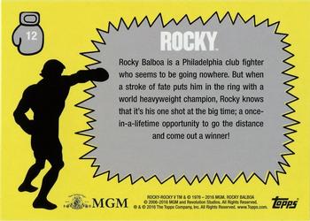 2016 Topps Rocky 40th Anniversary #12 Staring down Apollo Back