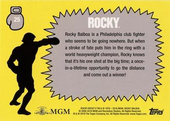 2016 Topps Rocky 40th Anniversary #25 The Champ is here Back