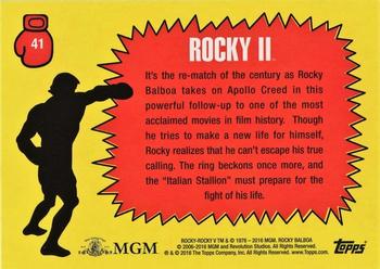 2016 Topps Rocky 40th Anniversary #41 New family takes a walk Back