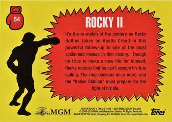 2016 Topps Rocky 40th Anniversary #54 Playing Stickball Back