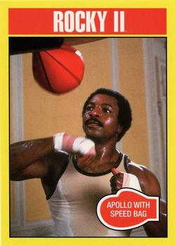 2016 Topps Rocky 40th Anniversary #64 Apollo with speed bag Front