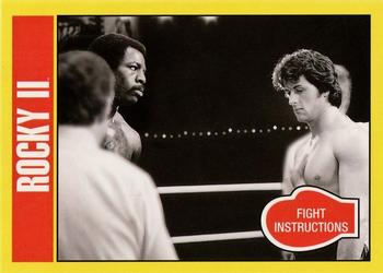 2016 Topps Rocky 40th Anniversary #76 Fight instructions Front