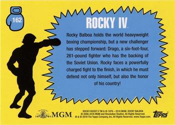 2016 Topps Rocky 40th Anniversary #162 Apollo's pre-fight dancing Back