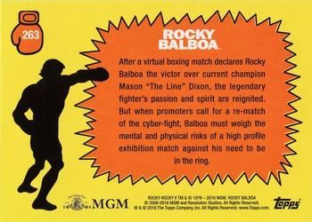 2016 Topps Rocky 40th Anniversary #263 Team Balboa looks on Back