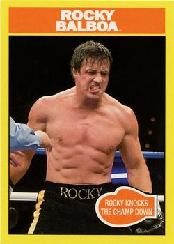 2016 Topps Rocky 40th Anniversary #302 Rocky knocks the champ down Front