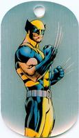 2015 Upper Deck Marvel Dossier - Dog Tags #7 Wolverine Front