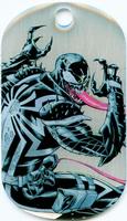 2015 Upper Deck Marvel Dossier - Dog Tags #8 Agent Venom Front