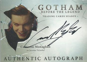 2016 Cryptozoic Gotham Season 1 - Autograph #CMO Cameron Monaghan Front