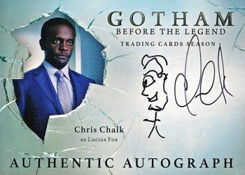 2016 Cryptozoic Gotham Season 1 - Autograph #CC Chris Chalk Front