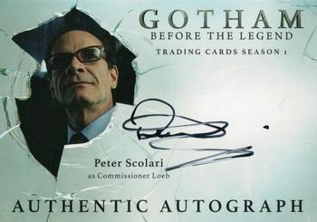 2016 Cryptozoic Gotham Season 1 - Autograph #PS Peter Scolari Front