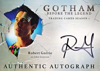 2016 Cryptozoic Gotham Season 1 - Autograph #RG Robert Gorrie Front