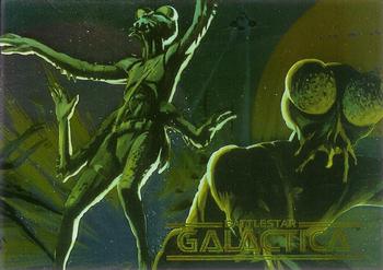 1996 Dart Battlestar Galactica - Promo Foil #P1 Ovion Front