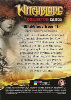 2014 Breygent Witchblade #1 Witchblade Issue #1 Back