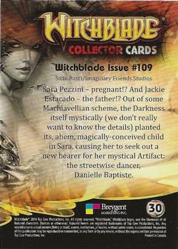 2014 Breygent Witchblade #30 Witchblade Issue #109 Back