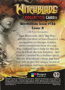 2014 Breygent Witchblade #59 Witchblade Issue #156 Cover A Back