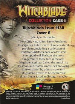 2014 Breygent Witchblade #61 Witchblade Issue #160 Cover A Back