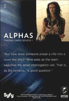 2013 Cryptozoic Alphas Season 1 #5 A Good Question Back