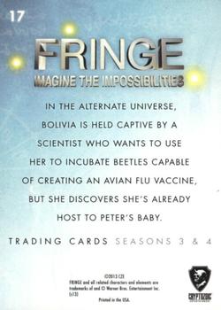 2013 Cryptozoic Fringe Seasons 3 & 4 #17 Held Captive Back