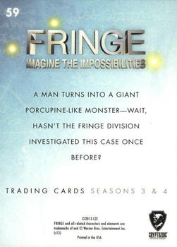 2013 Cryptozoic Fringe Seasons 3 & 4 #59 Familiar Back