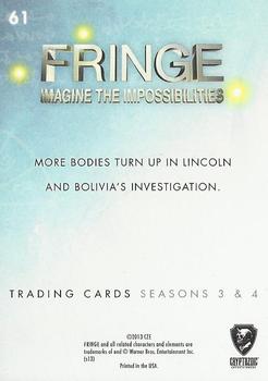 2013 Cryptozoic Fringe Seasons 3 & 4 #61 Grisly Back