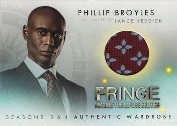 2013 Cryptozoic Fringe Seasons 3 & 4 - Wardrobe #M4 Phillip Broyles Front