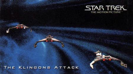 1994 SkyBox Star Trek I The Motion Picture Cinema Collection #02 The Klingons Attack Front