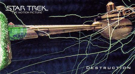 1994 SkyBox Star Trek I The Motion Picture Cinema Collection #05 Destruction Front