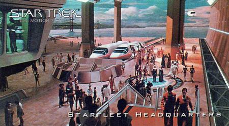 1994 SkyBox Star Trek I The Motion Picture Cinema Collection #10 Starfleet Headquarters Front