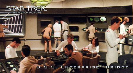 1994 SkyBox Star Trek I The Motion Picture Cinema Collection #15 U.S.S. Enterprise Bridge Front