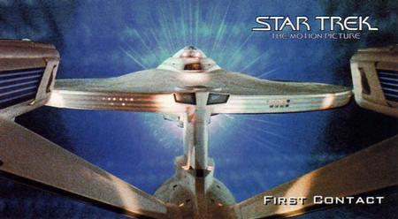 1994 SkyBox Star Trek I The Motion Picture Cinema Collection #30 First Contact Front