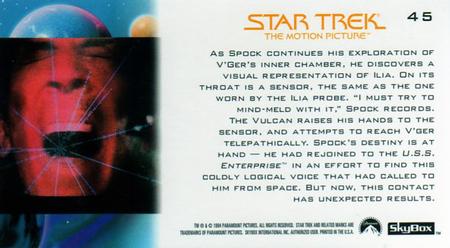 1994 SkyBox Star Trek I The Motion Picture Cinema Collection #45 Mind-Meld Back