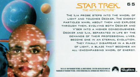 1994 SkyBox Star Trek I The Motion Picture Cinema Collection #65 Evolution Back