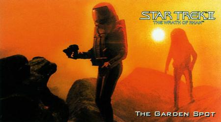 1994 SkyBox Star Trek II The Wrath of Khan Cinema Collection #08 The Garden Spot Front